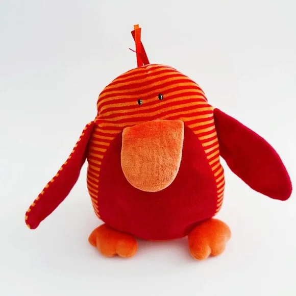 Retired UK Jellycat Beaky Bird Orange - Picture 11 of 11